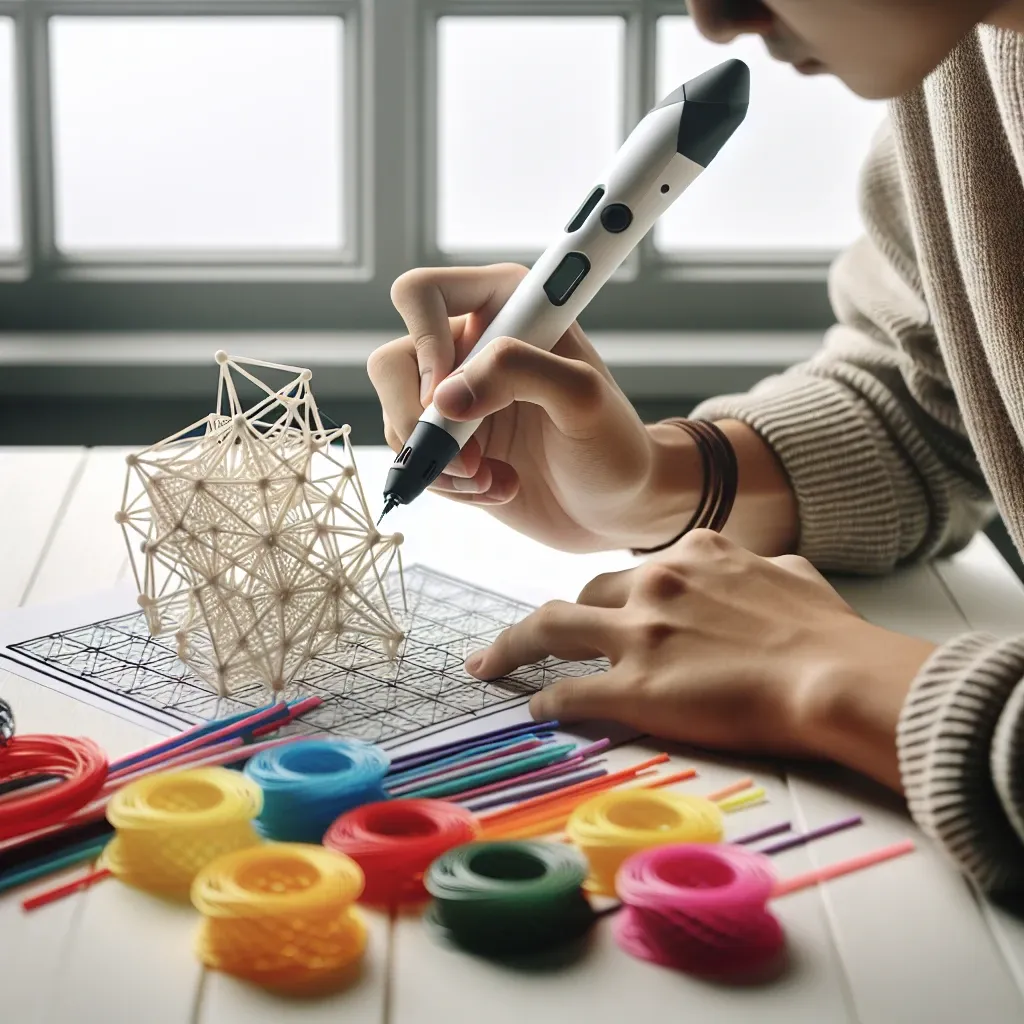 How do you use a 3D pen to make a 3D doodle?