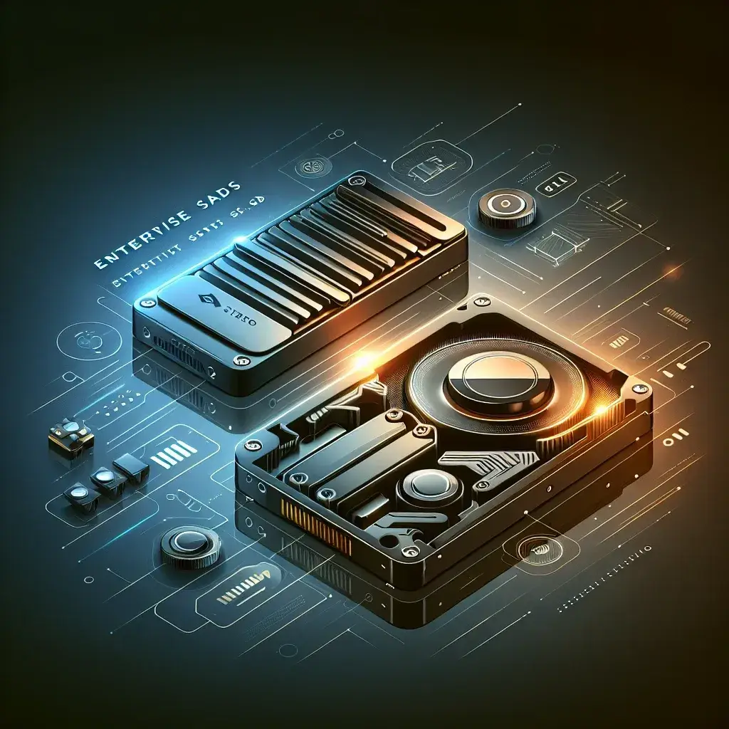 How do enterprise SAS SSDs differ from enterprise SATA SSDs?